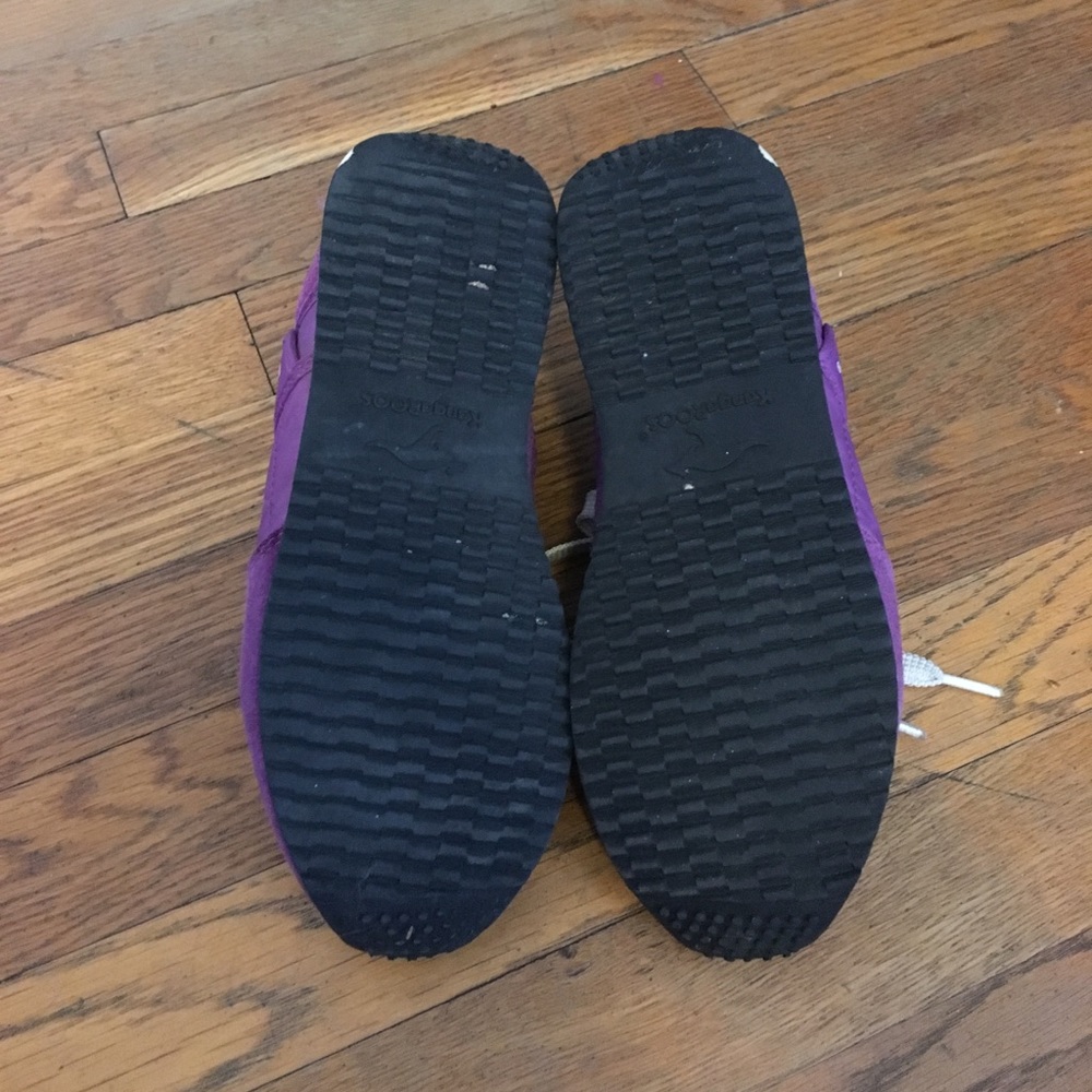 kangaROOS Purple and White Women's Sneakers - Picture 3 of 7